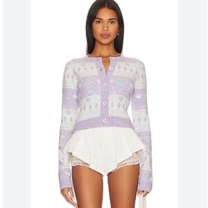 MAJORELLE Marnie Fairisle Cardigan